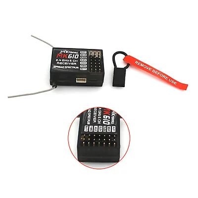 1*2.4Ghz 6-Channel MK610 Receiver For Spektrum Dx5e Dx6i Dx7 AR6100 Transmitter • £17.99