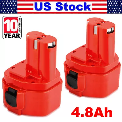 2x12V 4800mAh Ni-MH Battery For Makita PA12 1220 1222 1233 1234 1235 192598-2 • $30.89