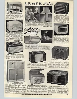 1950 PAPER AD Mitchell Lumitone Table Lamp Radio Setchell Carlson DeWald Tee Nee • $12.99