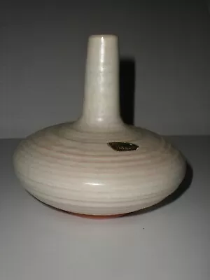 Vintage Early American By Haegar MCM Pottery Vase Off White • $44.92