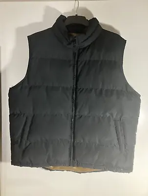 ST. JOHN'S BAY Men's XXLT Big & Tall Canyon Ridge Microfiber Puffer Vest  Black • $33.99