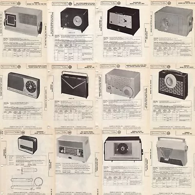 SAMS Photofact Folder VINTAGE Radios AM Clock 1956-1959 Transistor SCHEMATIC  • $5.79