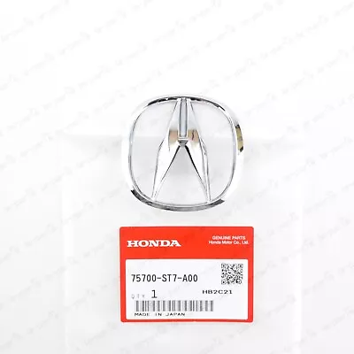 Genuine Honda 94-01 Acura Integra Front Bumper Chrome Emblem Badge 75700-st7-a00 • $64