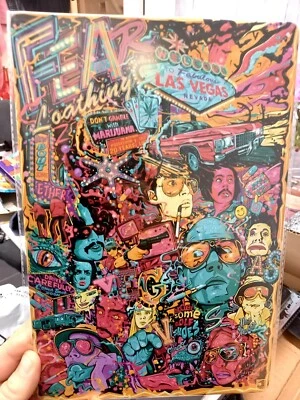 £9.99 • Buy Fear And Loathing In Las Vegas Film Art UV METAL PLAQUE Wall Poster Decor 
