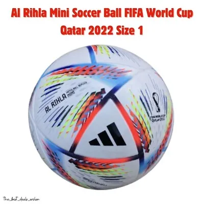 ADIDAS FIFA World Cup 2022 Qatar AL RIHLA Soccer Ball Mini Size - 1 New • $19.25