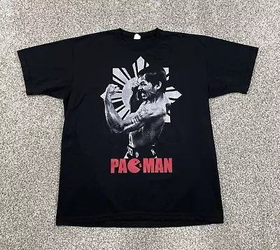 Manny Pacquiao Shirt Mens XXL Slim Fighter Boxer Boxing Champion Welter Pacman • $7.49