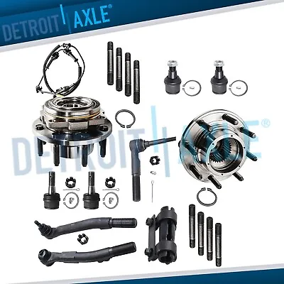 4WD Front Wheel Bearing Hubs Tie Rods Ball Joint For Ford F-250 F-350 Super Duty • $367.94