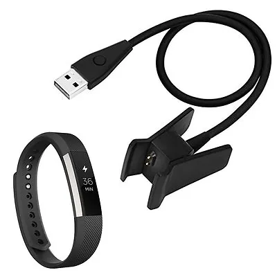 $9.25 • Buy Black USB Charger Charging Cable For Fitbit Alta Wristband Smart Watch Fitness