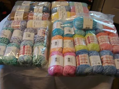 Lot Of 41 Skeins Premier Home Cotton Yarn- Unused Skeins • $51