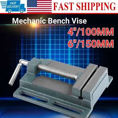 Jaw Open 4  /6  Drill Press Vice Bench Clamp Woodworking Vise Drilling Machine • $23.74