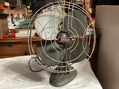 Vintage Fasco Oscillating Fan Cast Iron Model F-124-A Rochester NY USA • $29.99