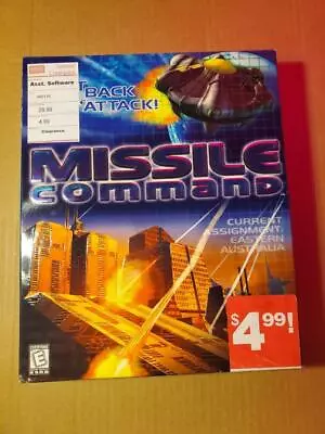 Missle Command ~ CD-ROM ~ Atari ~ Mostly Unoppened. Unused Big Box Arcade Weiner • $39.99