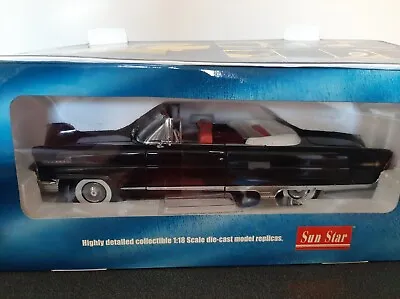 1956 Lincoln Premiere Black Platinum Collection 1:18 Sun Star Die Cast Replica • $169