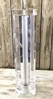 Vintage Tall Lucite Table Lamp • $299