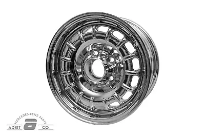 New Set Of 6.5 X 14 Inch ET 30 Mercedes-Benz Replica Old Style Chrome Rims • $999