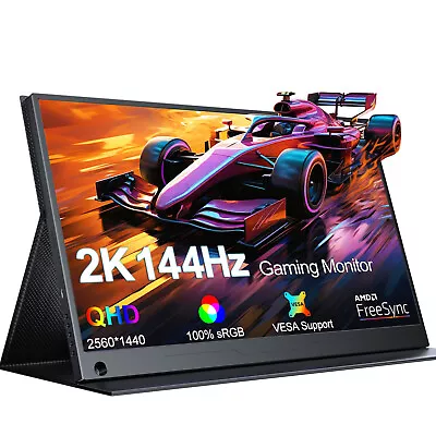 UPERFECT 17.3  144Hz 2K Gaming Monitor Dual Speakers For PC Phone Game Console • $299.99