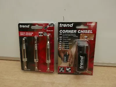 £32.89 • Buy Trend Pairing Deal Corner Chisel C/chisel & Drill Guide Set Qr/dbg/set 