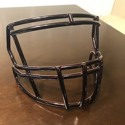 Black Cherry Chrome Riddell Speed S2BD-SP 94921SP8 Football Facemask - Very Good • $24.99