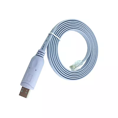 1.8m USB To RJ45 Debug Line Adapter Cable For Cisco H3C Router Rollover Console • $15.25
