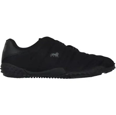 Lonsdale Fulham Junior Trainers Black Size UK 3 US 3.5y *REFSSS307 • £22.99