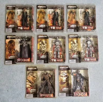 McFarlane Movie Maniacs Series 5 Lot Of 8 Action Figures With Jason New Sealed • $400