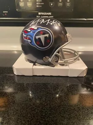 MARCUS MARIOTA Titans Auto Mini Helmet Autograph Beckett COA Signed Autograph • $59.99