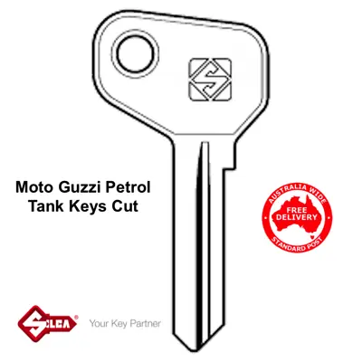 Keys For Moto Guzzi Petrol Tank Cap -Key Cut To Your Code Number-Gas Tank • $14.16