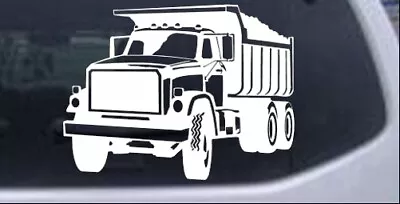 Dump Truck Construction Car Or Truck Window Laptop Decal Sticker • $6.87