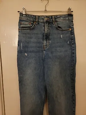 H&M High Waisted Jeans Vintage Look UK 10 • £0.99