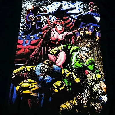 Marvel Comic X-Men Brotherhood Juggernaut Scarlett Witch Magneto Men T-Shirt 2XL • $22.94