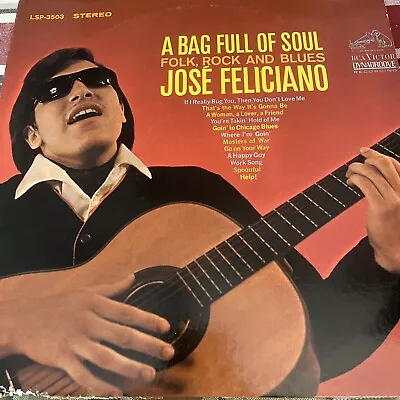 Vintage Jose Feliciano 1966 A Bag Full Of Soul - RCA Victor Ex/G • $9.95