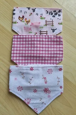 £3.99 • Buy Set Of 3 Bandana Bibs For 10 To 16 Inch Baby Doll/FIRST BABY ANNABELL/Reborn (1)