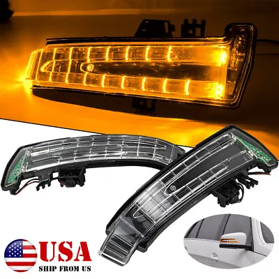 Turn Signal LED Light Indicator Side Mirror For Mercedes Benz W204 C204 W212 • $18.99