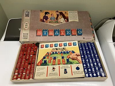 Vintage 1962 Stratego War Battle Board Game Milton Bradley Complete • $4.75