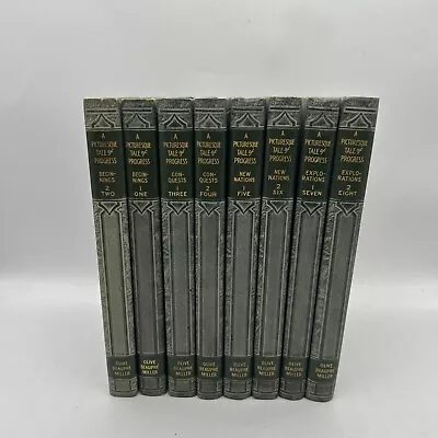 A Picturesque Tales Of Progress 8 Volumes-Olive Beaupre Miller • $68