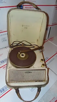 £73.62 • Buy STEELMAN Model 4020 FIDELITY Twin Speaker System RECORD PLAYER Vintage