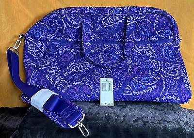 Vera Bradley Grand Traveler Bag Paisley Amethyst (NWT BEAUTIFUL PURPLE) • $52.88