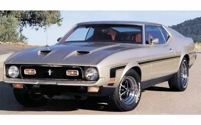 1971-1973 Mustang Mach 1 Or Boss Mustang Side Stripe Kit Matte Black 801-BK • $92.95