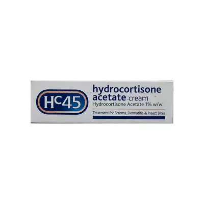 HC45 Hydrocortisone Acetate 1% W/w 15g • £9.99