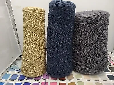 5 Lb 10.4 Oz New Zealand Wool Yarn Weaving Knitting Macrame Craft Art 1600 Ypp • $38