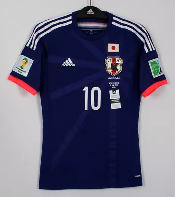 2014 JAPAN Home S/S No.10 KAGAWA ADIZERO 14 WorldCup Vs GREECE JFA Jersey BNWT • $299