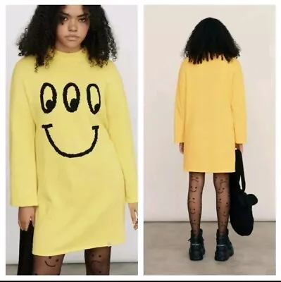 Lazy Oaf Strange Face Oversized Jumper Dress • £115