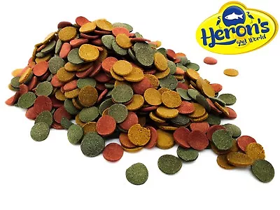 HERONS Algae Wafer Mix SPIRULINA PLECO LOACH CORY CATFISH SINKING FISH FOOD • £18.50