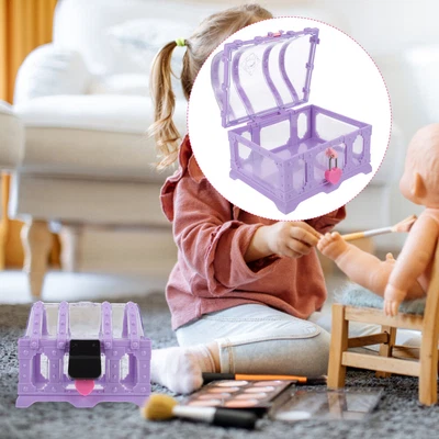 Storage Box Lock Pirate Gems Chest Tiaras Girls Diamond Child • £15.14