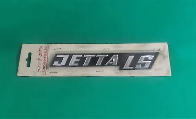 Genuine Vw Jetta Ls Vintage Plastic Car Badge Emblem - 198 X 30 Mm New • $10