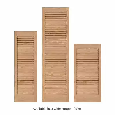 WoodDoor+ Leader Trade 28mm Clear Pine Open Louvre Door • £57