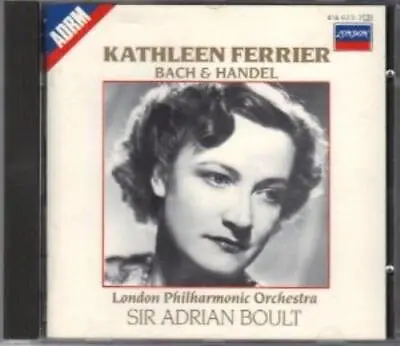 Various Artists : Kathleen Ferrier: Bach & Handel CD FREE Shipping Save £s • £2.45