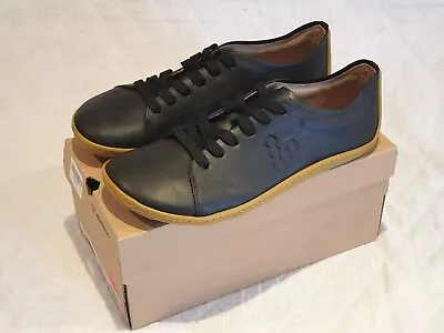 £99 • Buy Vivobarefoot Black Leather Addis Barefoot Shoes EU44, UK10 Brand New In Box