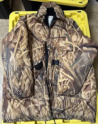 STEARNS Duck Camo Floatation Jacket Coat Men’s  XL 48-50 Type III USA PFD • $75