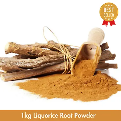 Premium Liquorice Root Powder Jethimadh | Licorice | Mulethi Root Powder Ground • £6.77
